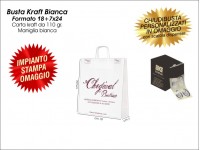 BUSTE IN CARTA KRAFT BIANCA 